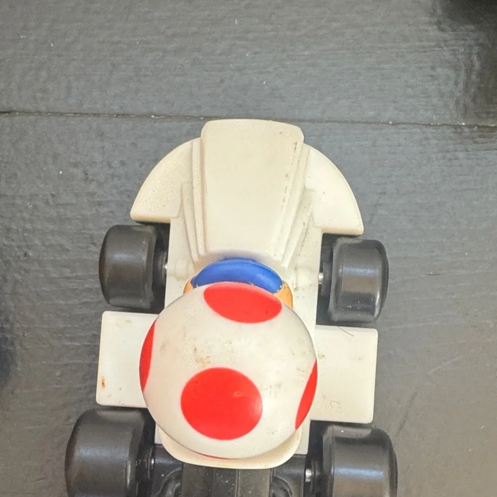 McDonalds Collectible Mario Kart 8 Car Toy Set - Gold 2024 and Toad 2022